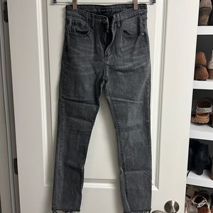 Shein Black Straight Leg Jeans